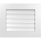 Ekena Millwork Vertical Surface Mount PVC Gable Vent: Functional, w/ 3-1/2"W x 1"P Standard Frame, 24"W x 20"H GVPVE24X2001SF - alternate 1